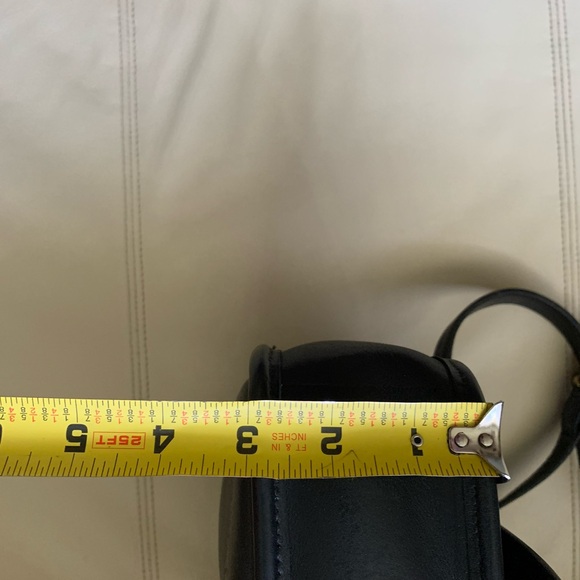 Vintage Coach Watson style black leather crossbody bag - Picture 10 of 10